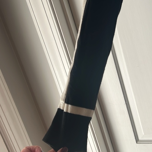 Women’s Limited Black and White Accented Turtleneck Knit Dress - Picture 2 of 3